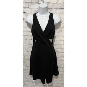 NWT Express Black Tank Dress Cut Out Waist Mini Size 2